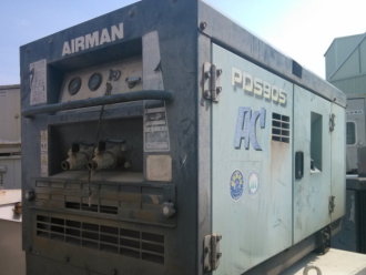 【供參考】AIR MAN 北越 PDS 90S 《防音型》柴油引擎螺旋式空壓機