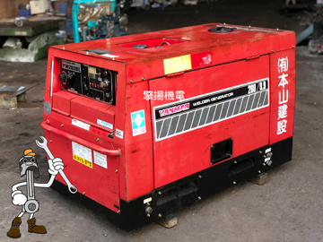 【售出-供參考】YANMAR YW280BL 柴油引擎電焊發電機 日本外匯中古電焊發電機