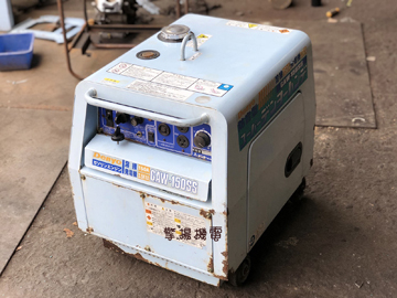 【售出-僅供參考】日本外匯中古 DENYO 電友 GAW-150SS《防音型》汽油引擎電焊發電機